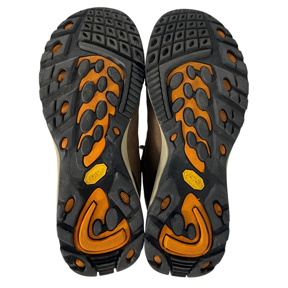 Merrell‎ Catalyst Ventilator Hiking Shoe Men's 9.5 Kangaroo Dark Cheddar EUC - Picture 6 of 10